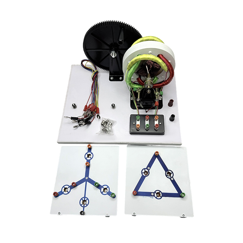Education physics lab teaching instrument manual three-phase AC generator