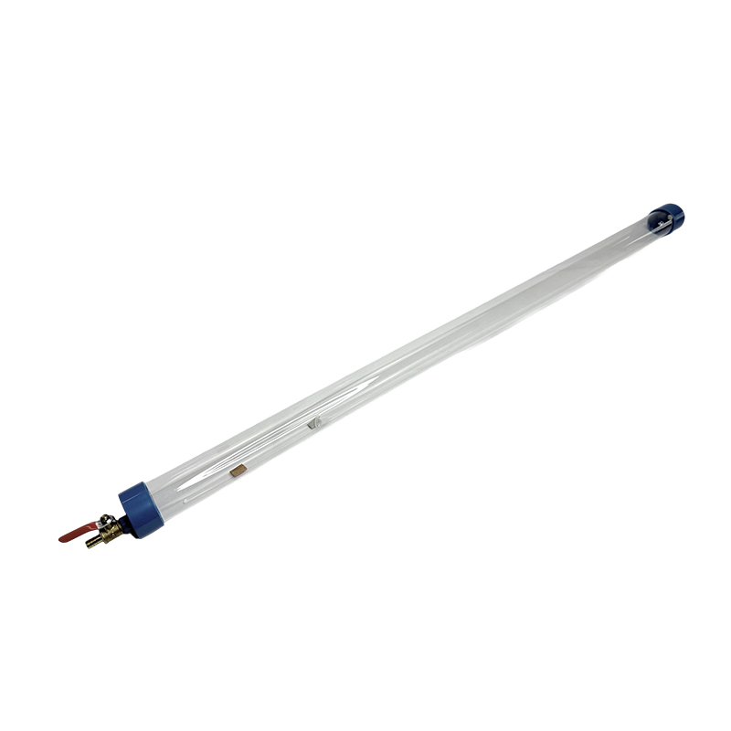 Laboratory free fall tube, newton tube for newton experiment